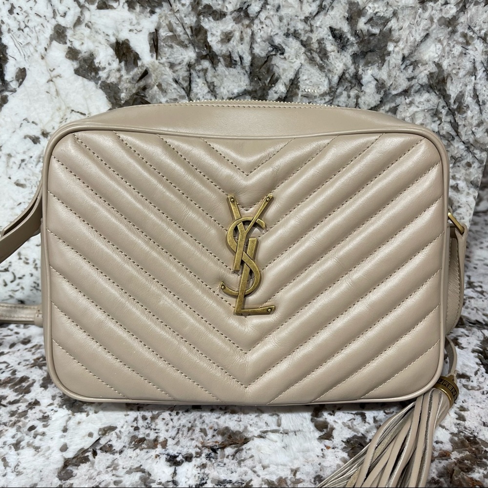 Saint Laurent Matelasse Leather Camera Bag